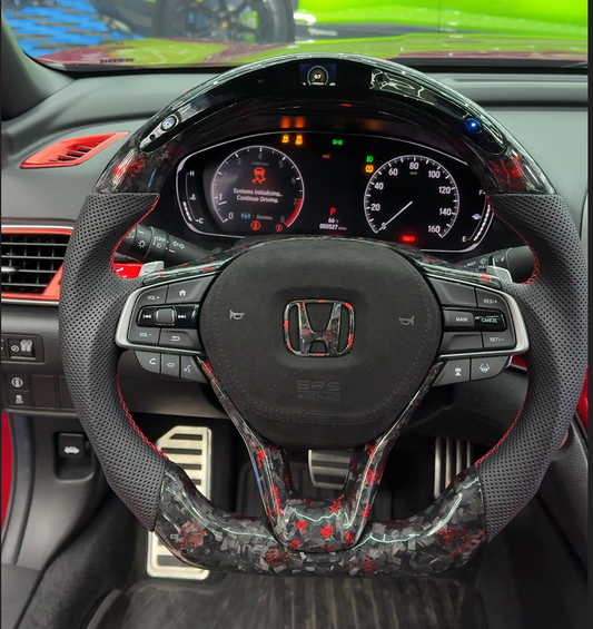 2017+ 10th Gen Honda Accord Carbon Fiber Steering Wheel