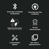 Flow Series smoking bee LED Badge