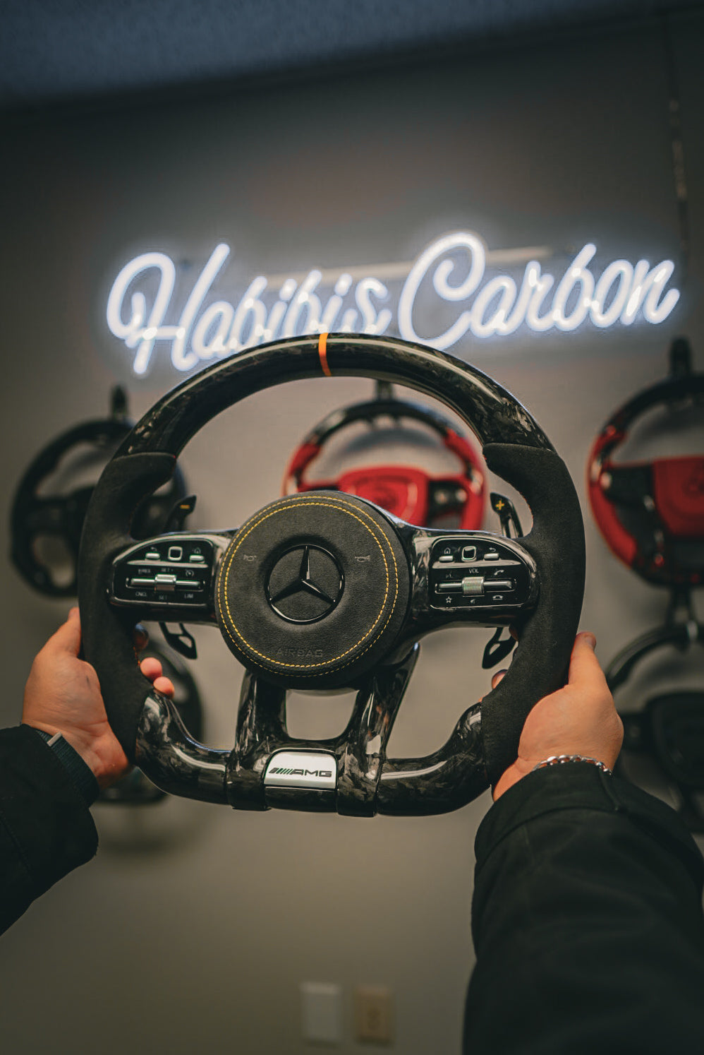 Mercedes-Benz 2018+ AMG Model Custom Steering Wheel
