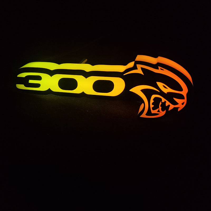 Flow Series 300 hellcat LED Badge