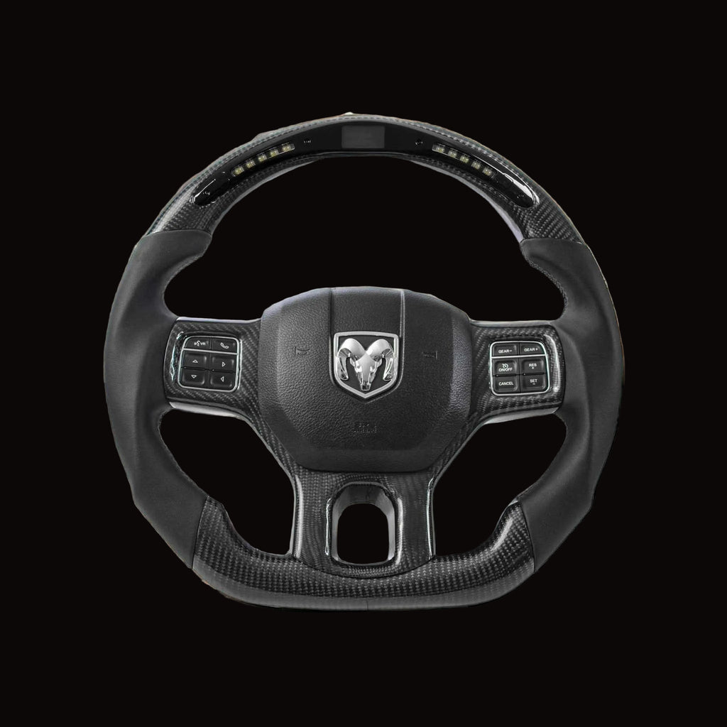 2012+ Ram 1500/2500/3500 Custom Carbon Fiber Steering Wheel