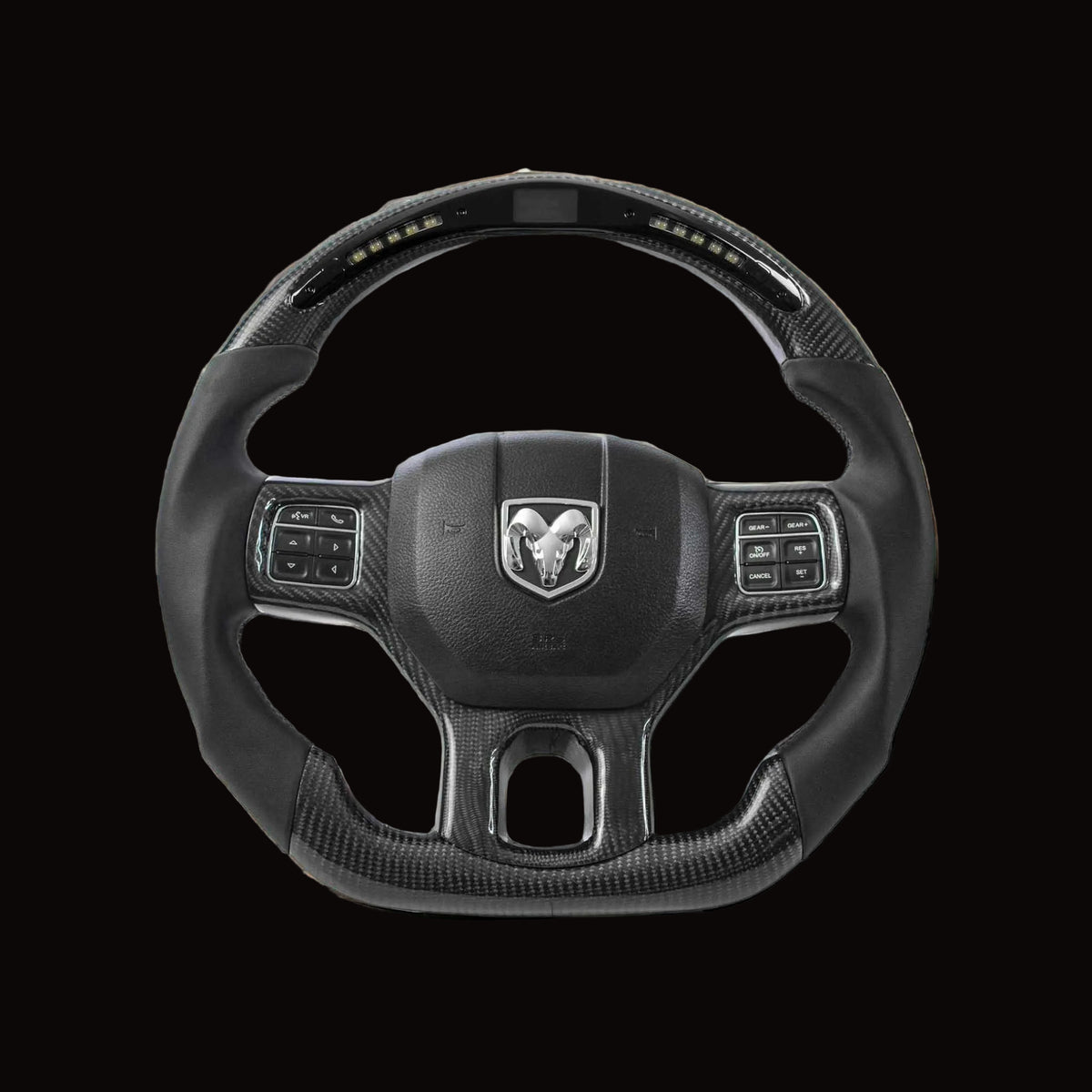2012+ Ram 1500/2500/3500 Custom Carbon Fiber Steering Wheel