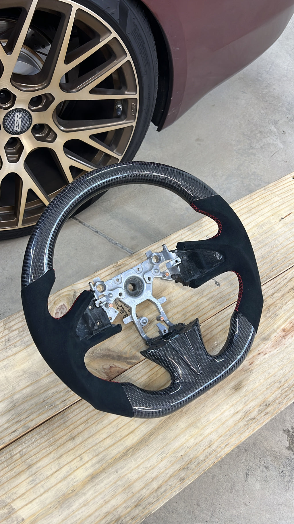 Infiniti Q50 2014-2017 Custom Carbon Fiber Steering Wheel