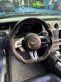 Ford Mustang (2015–2017, 2018+) Carbon Fiber Custom Steering Wheel