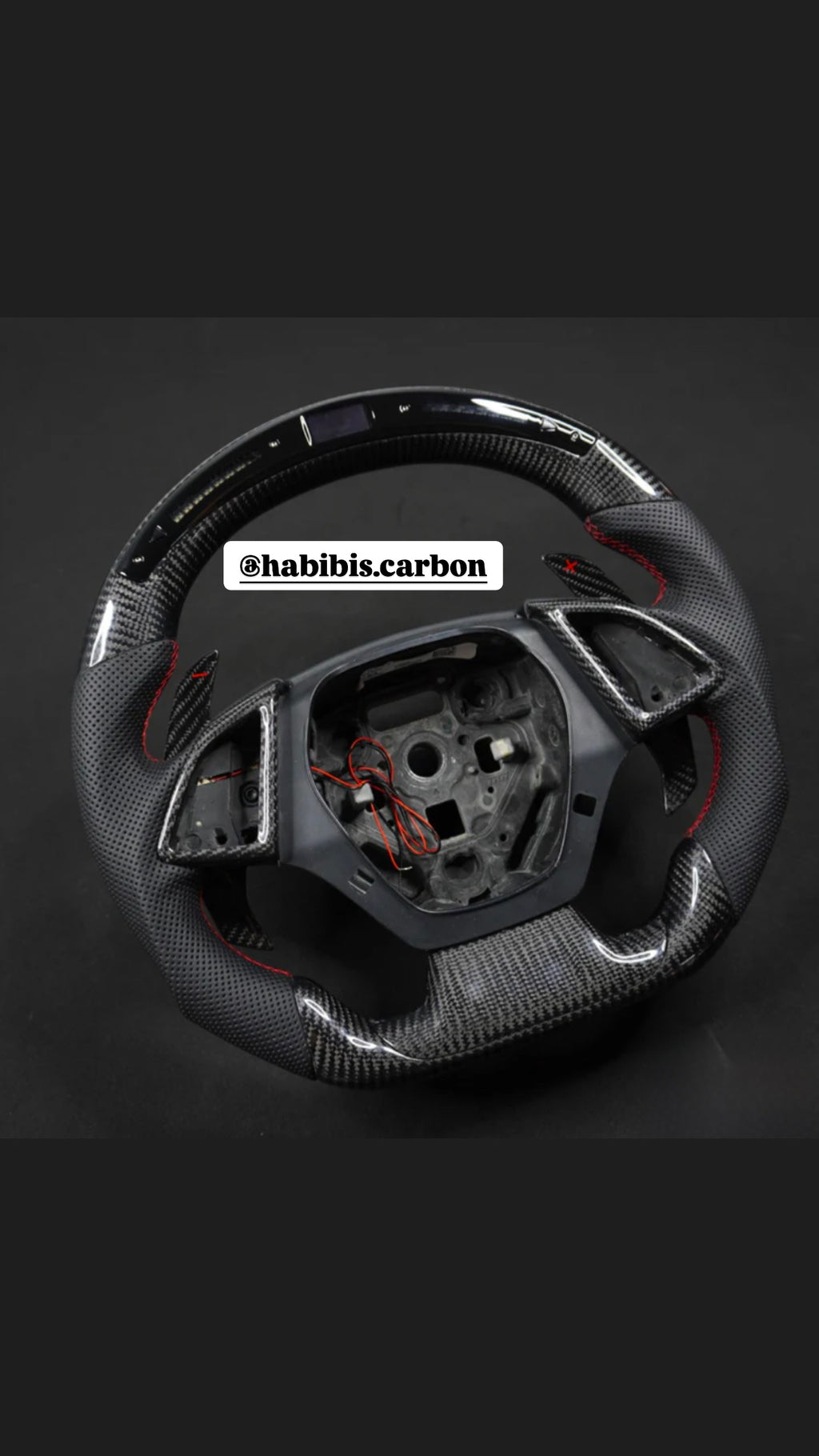 2016+ 6th Gen Chevrolet Camaro Carbon Fiber Steering Wheel