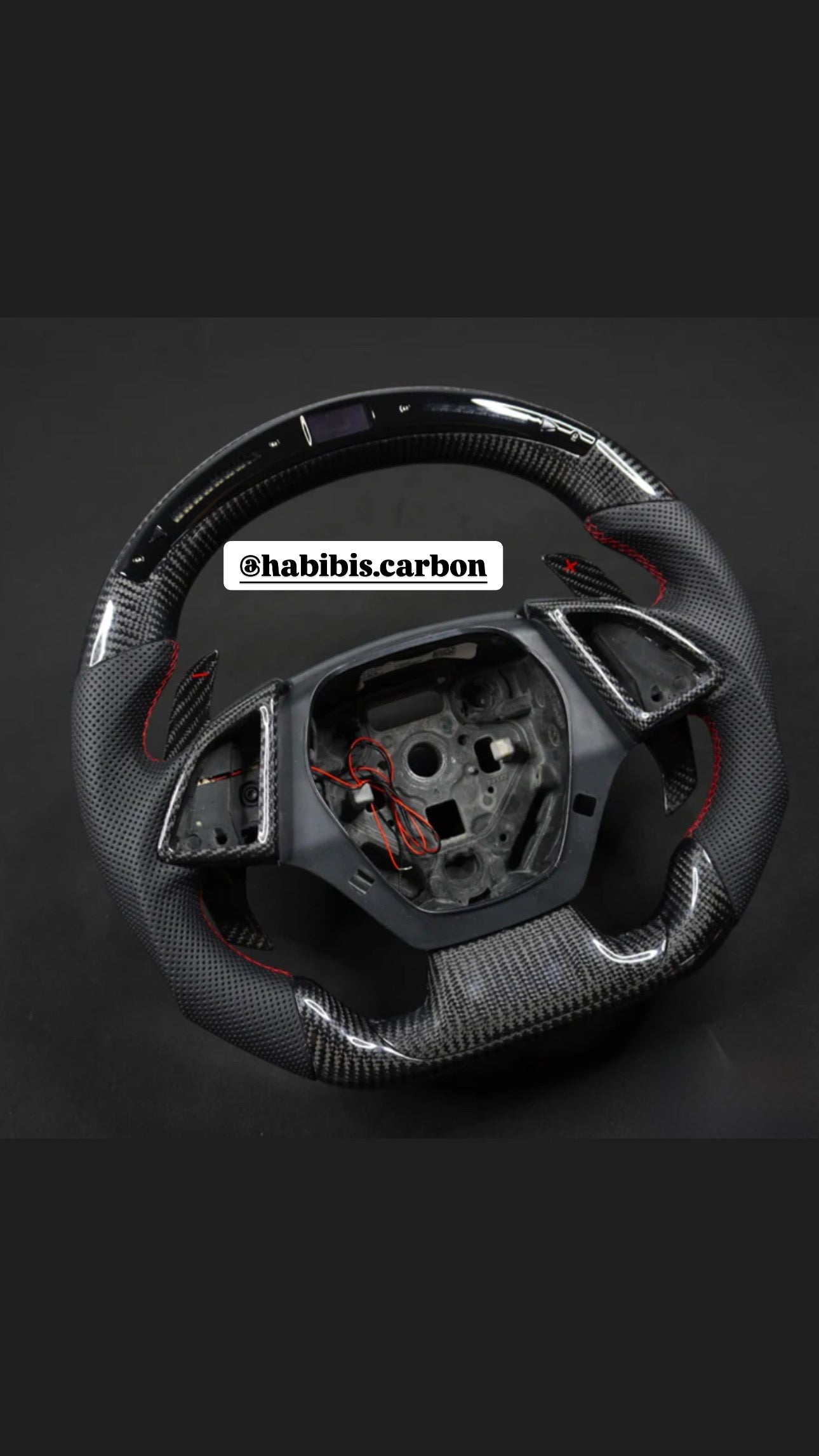 2016+ 6th Gen Chevrolet Camaro Carbon Fiber Steering Wheel