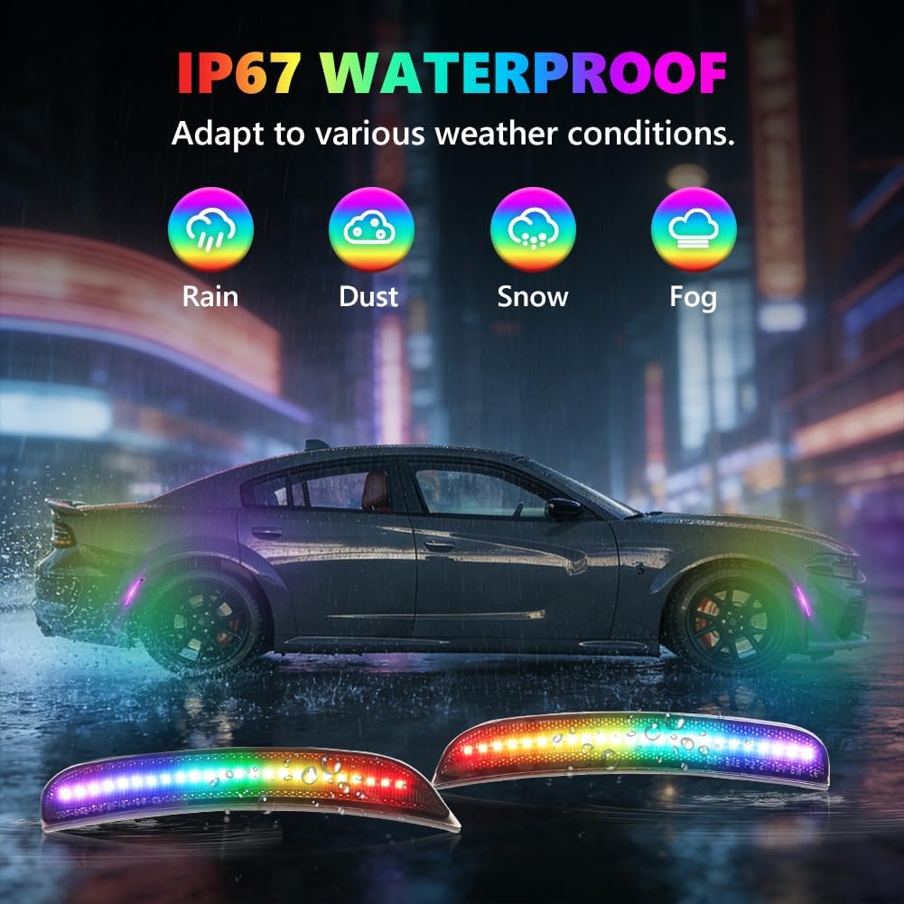 Dodge Charger Side Markers– Set of 4