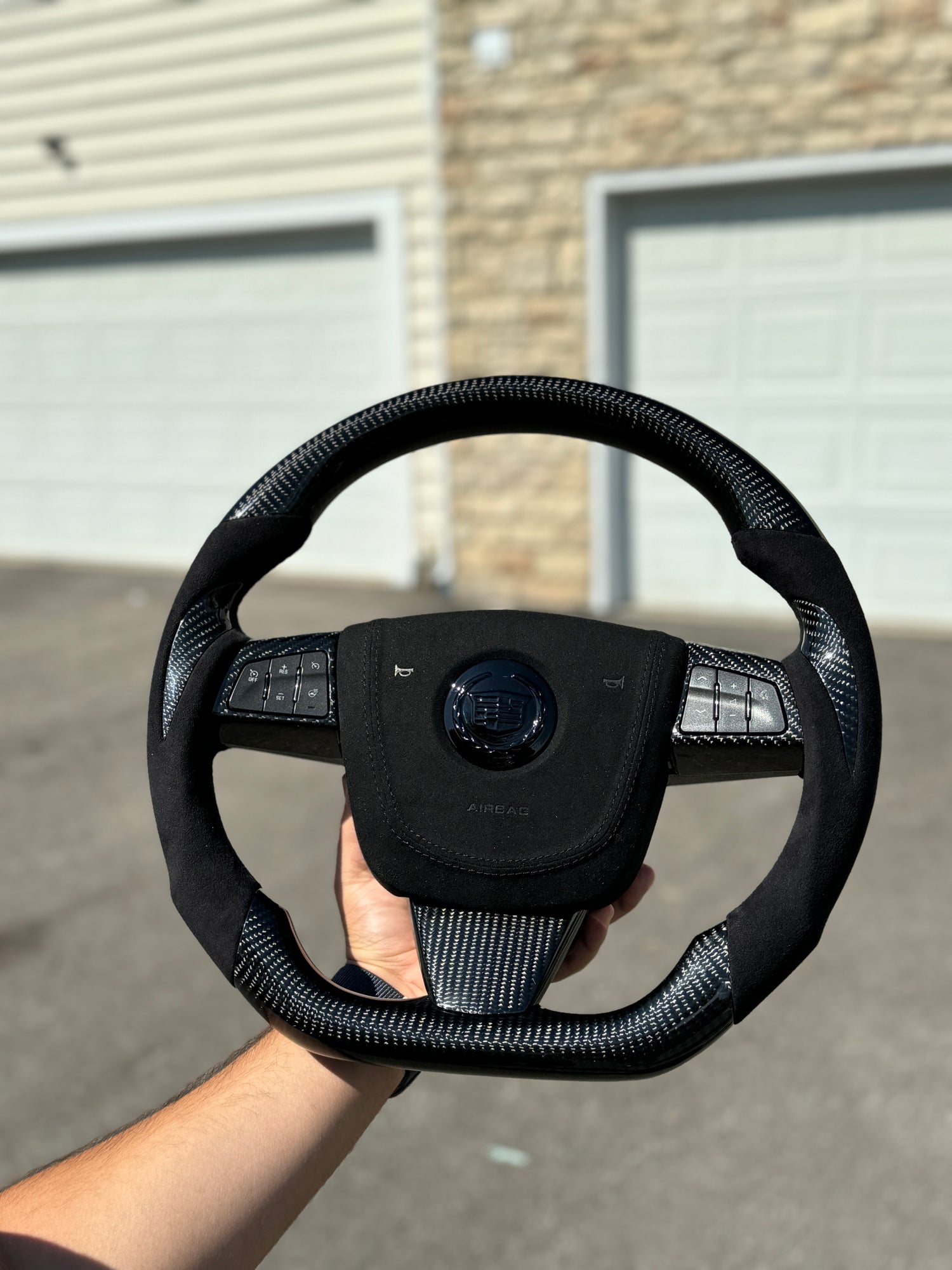 2008-2014 CTS/CTS-V Custom Carbon Fiber Steering Wheel