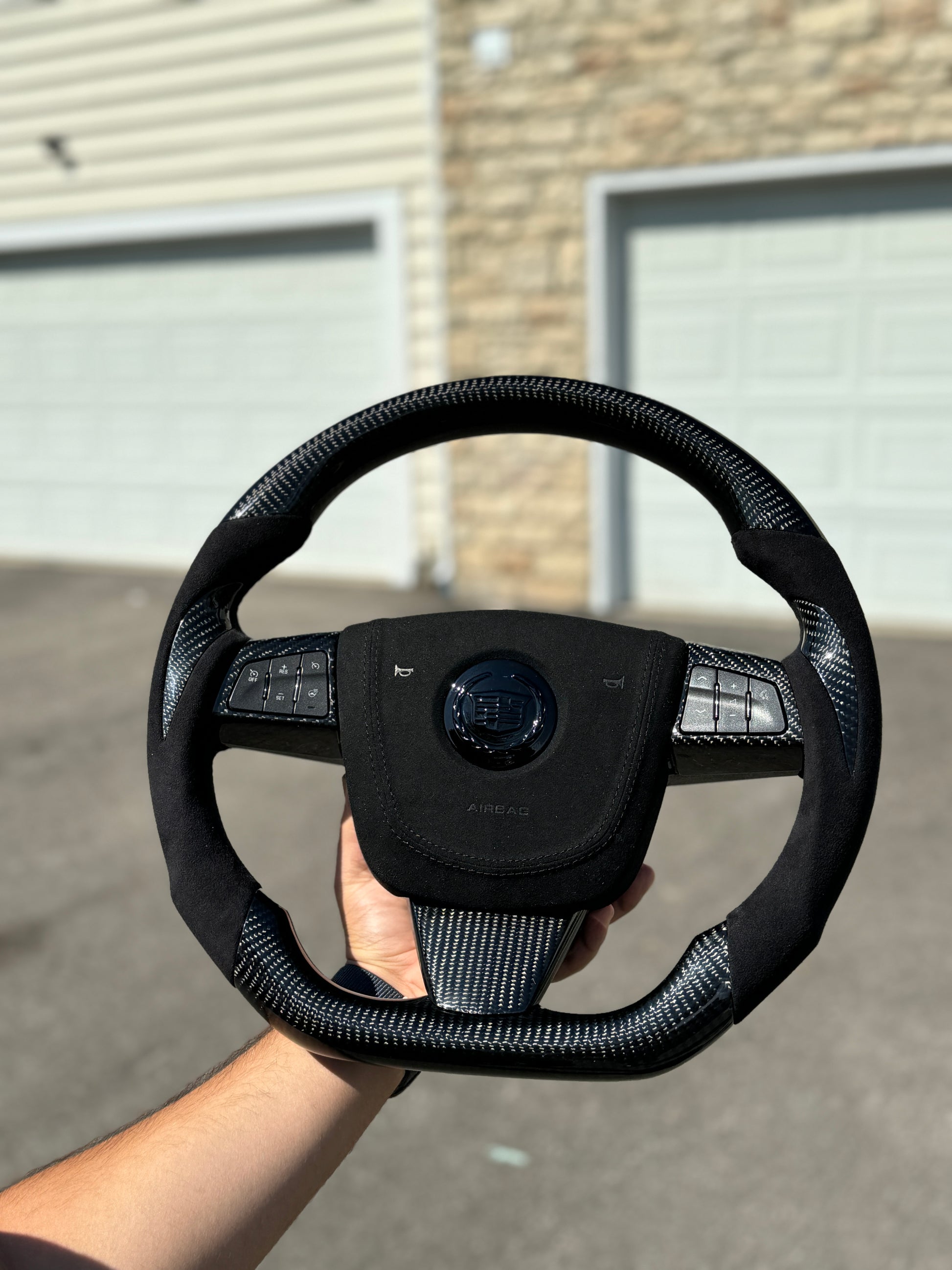 2008-2014 CTS/CTS-V Custom Carbon Fiber Steering Wheel