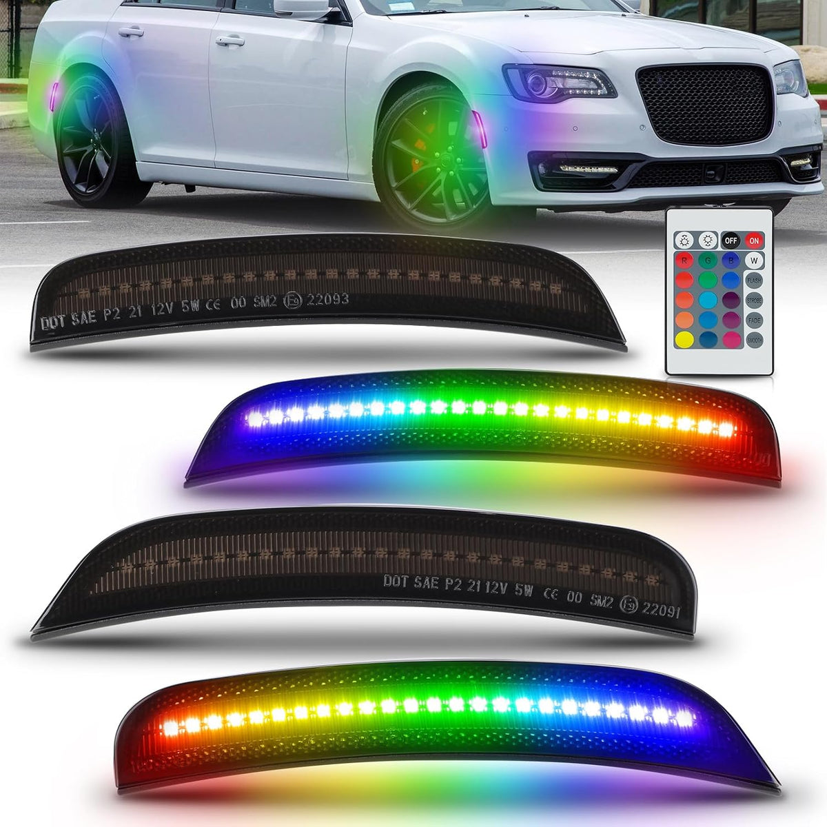 Chrysler 300 Side Markers– Set of 4
