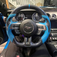 Ford Mustang (2015–2017, 2018+) Carbon Fiber Custom Steering Wheel