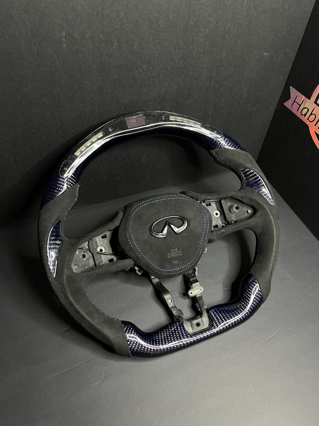 Infiniti Q50-Q60 2018+ Custom Carbon Fiber Steering Wheel