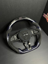 Infiniti Q50-Q60 2018+ Custom Carbon Fiber Steering Wheel