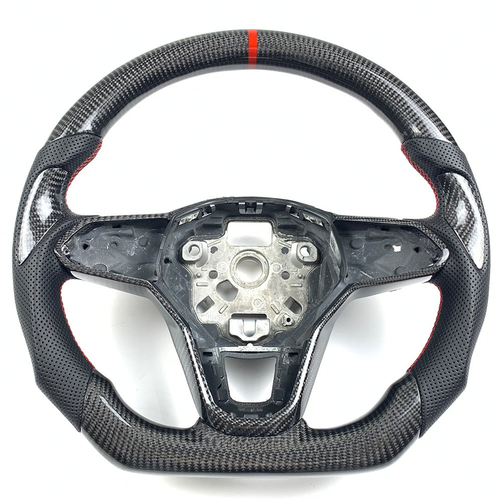 2015-2021 Volkswagen-VW Golf MK7 GTI-R-Jetta GLI Carbon Fiber Steering Wheel