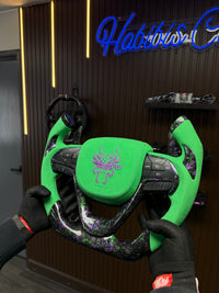2014+ Jeep Cherokee/WK2 Grand Cherokee (non-SRT) Carbon Fiber Steering Wheel
