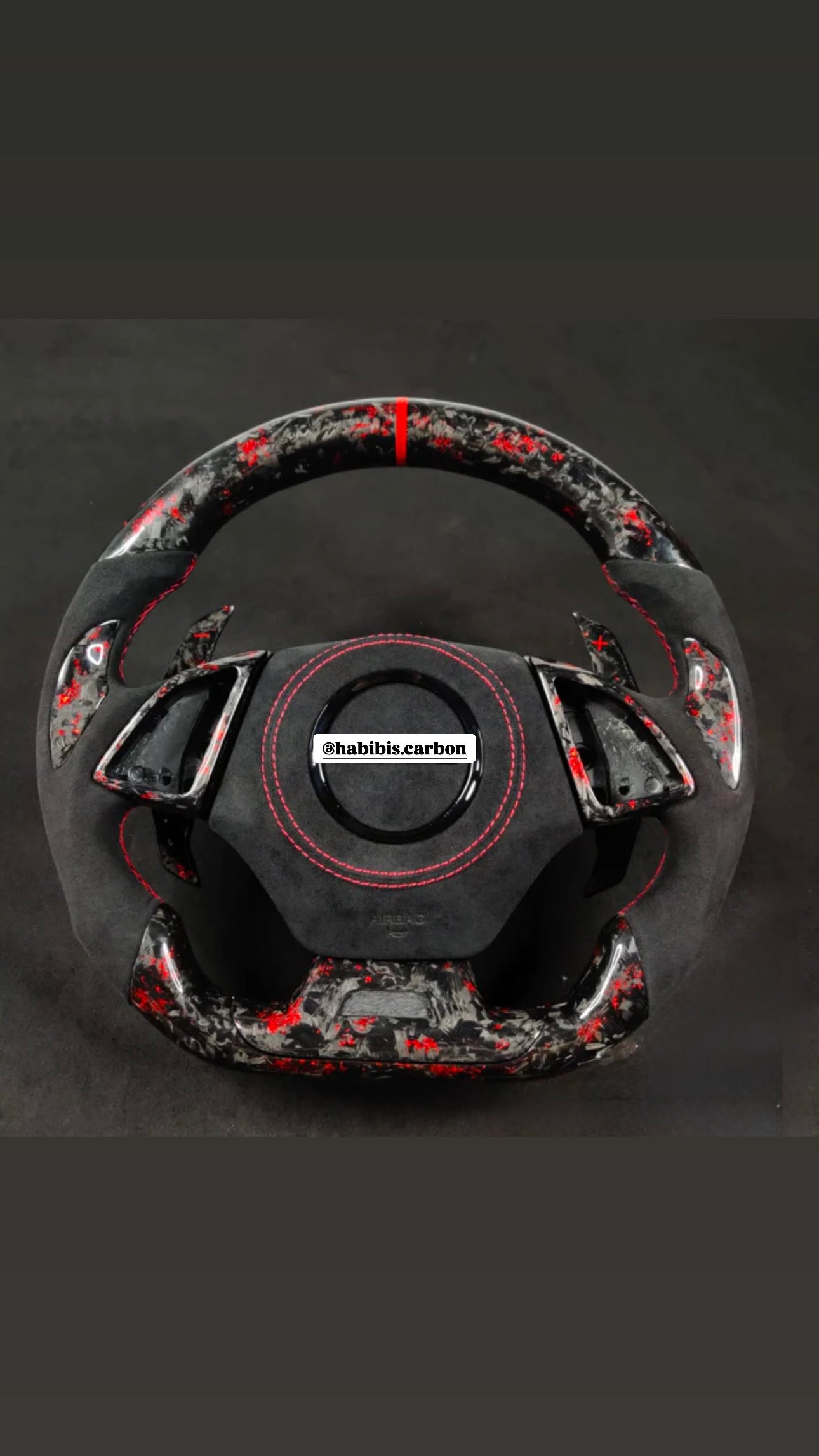 2016+ 6th Gen Chevrolet Camaro Carbon Fiber Steering Wheel