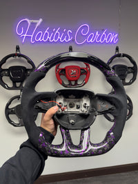 2015+ Chrysler 200/300C/S Custom Carbon Fiber Steering Wheel (Paddle Shifted)