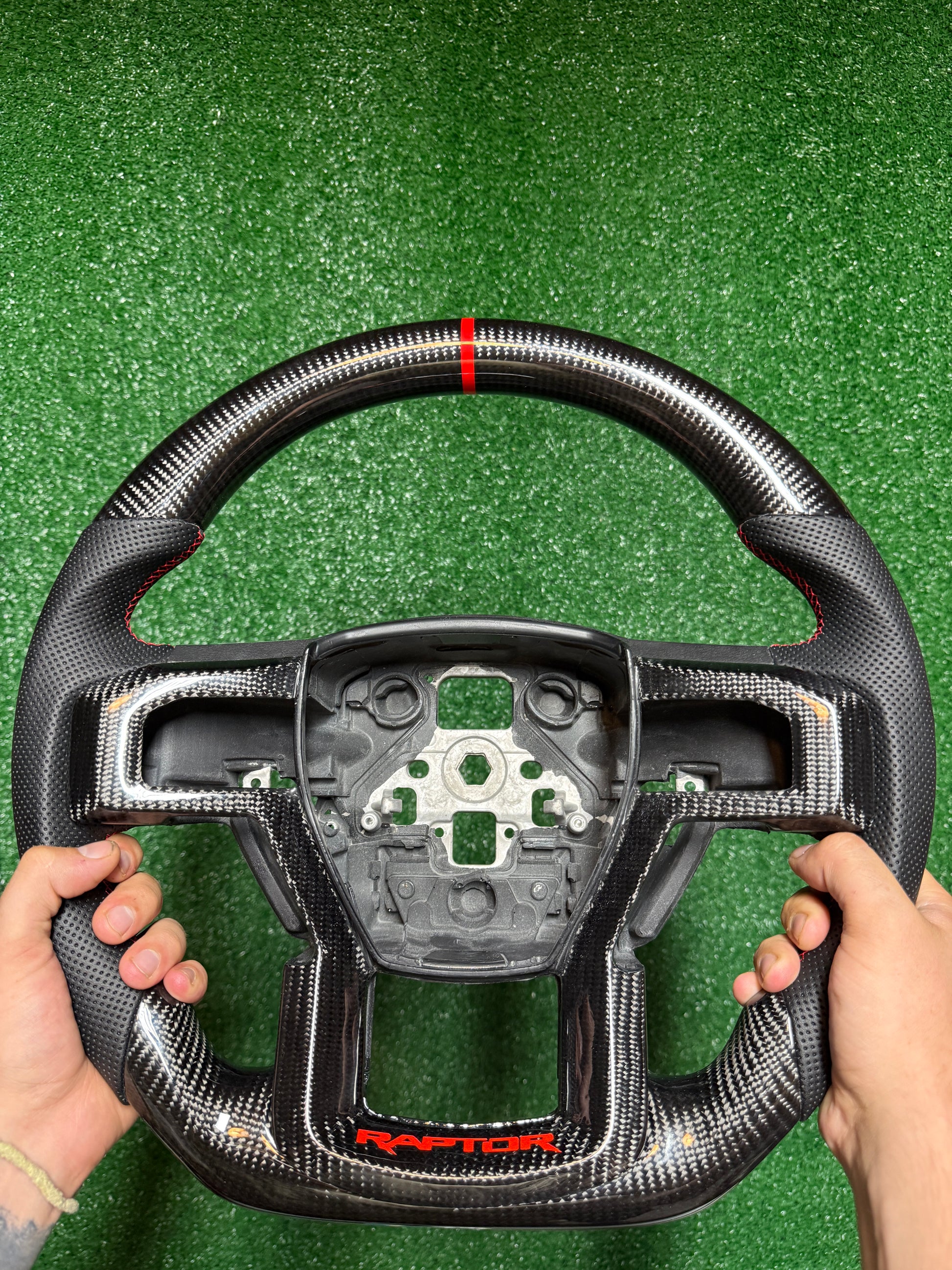 2021+ Ford F150 Raptor Carbon Fiber Steering Wheel