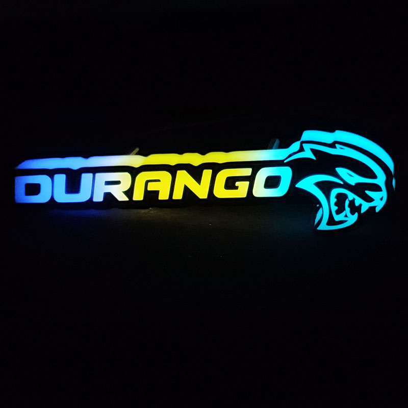 Flow Series Durango Hellcat LED Badge