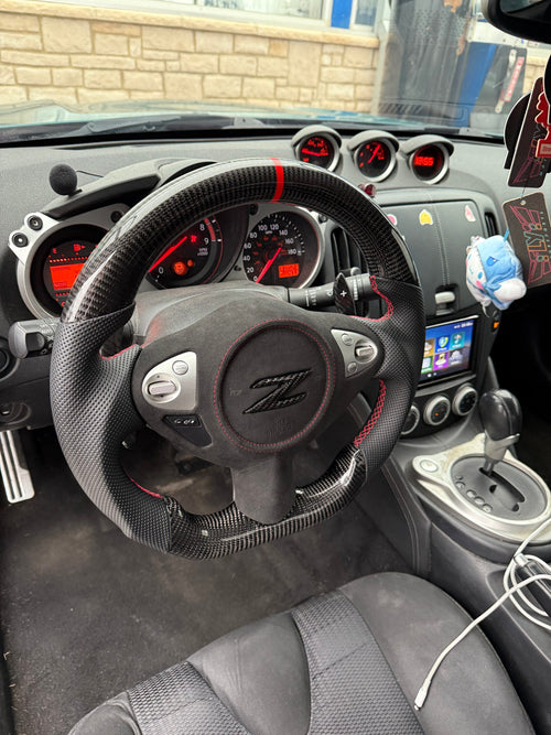 Nissan 370Z Custom Carbon Fiber Steering Wheel
