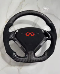 Infiniti G37 Custom Carbon Fiber Steering Wheel