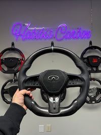 Infiniti Q50-Q60 2018+ Custom Carbon Fiber Steering Wheel