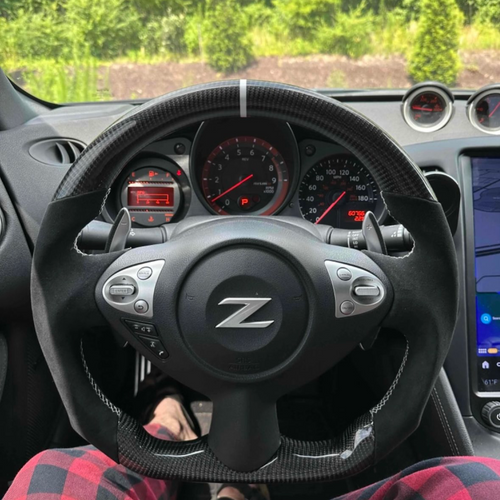 Nissan 370Z Custom Carbon Fiber Steering Wheel
