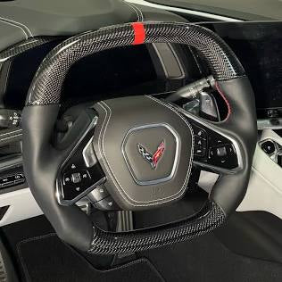2020+ Chevrolet C8 Corvette Custom Carbon Fiber Steering Wheel