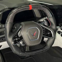 2020+ Chevrolet C8 Corvette Custom Carbon Fiber Steering Wheel