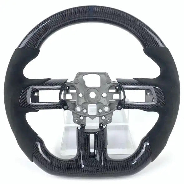 Ford Mustang (2015–2017, 2018+) Carbon Fiber Custom Steering Wheel