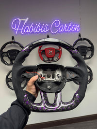 Custom Dodge Charger/Challenger Carbon Fiber Steering Wheel (2015–2024) — Made to Order