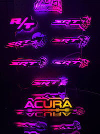 Flow Series Acura LED Badge