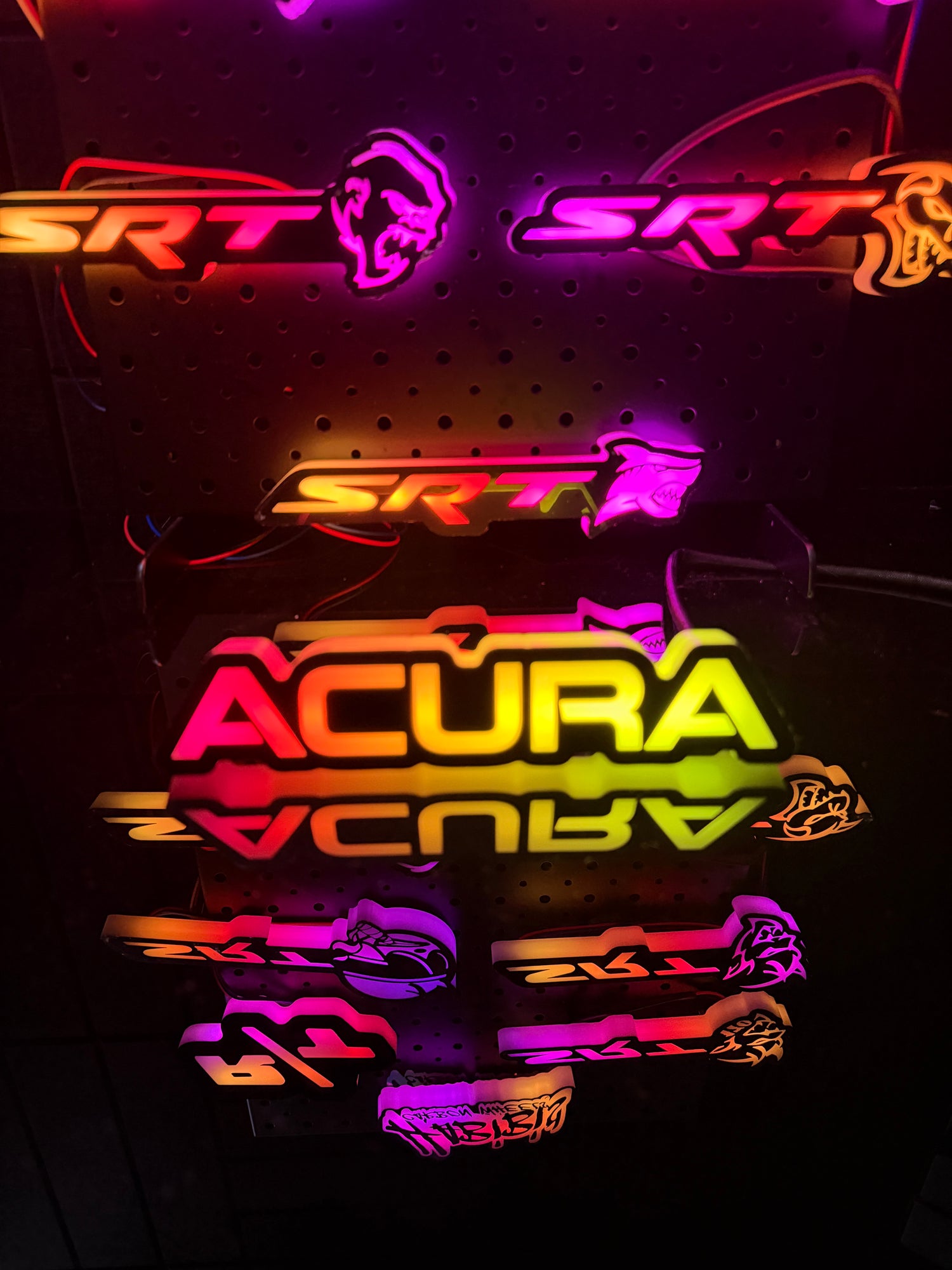 Flow Series Acura LED Badge