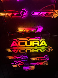 Flow Series Acura LED Badge
