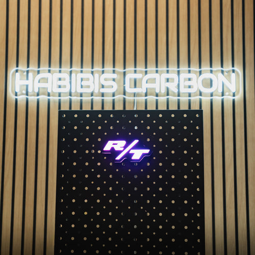 r/t flow series grille badge emblem light
