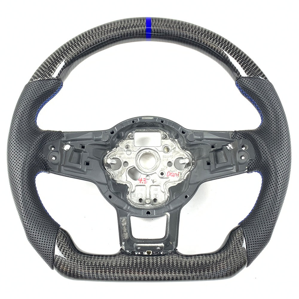 2015-2021 Volkswagen-VW Golf MK7 GTI-R-Jetta GLI Carbon Fiber Steering Wheel
