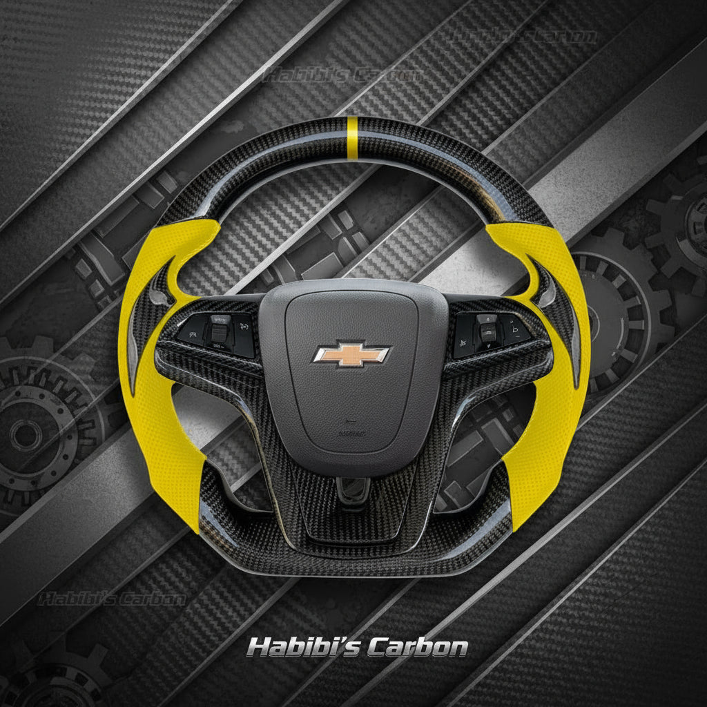 2012-2015 Chevrolet Camaro Custom Carbon Fiber Steering Wheel