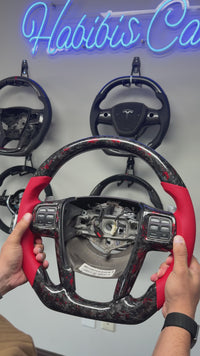 2011+ Chrysler 200 Custom Carbon Fiber Steering Wheel with shift ligh