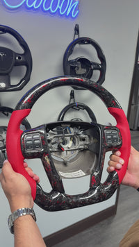 2011+ Chrysler 200 Custom Carbon Fiber Steering Wheel with shift ligh
