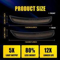Chrysler 300 Side Markers– Set of 4