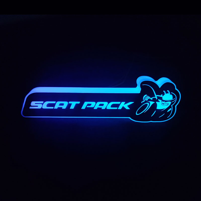 Flow Series Scatpack LED Badge – Habibi's Carbon